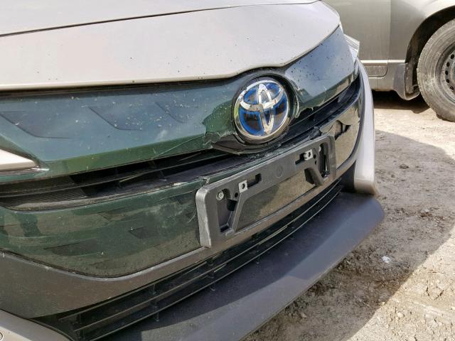 JTDKARFP8J3068321 - 2018 TOYOTA PRIUS PRIM 银色 照片 9