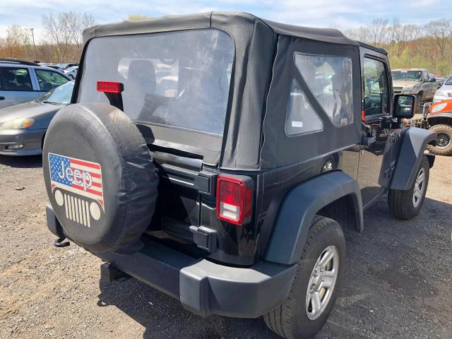 1C4AJWAG3FL608036 - 2015 JEEP WRANGLER S 黑色 照片 4