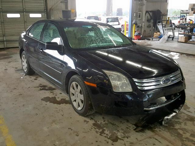 3FAHP06Z88R202378 - 2008 FORD FUSION S BLACK photo 1