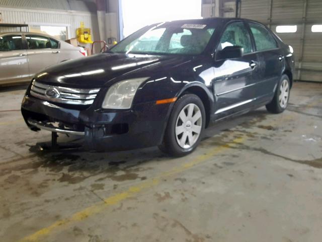 3FAHP06Z88R202378 - 2008 FORD FUSION S BLACK photo 2