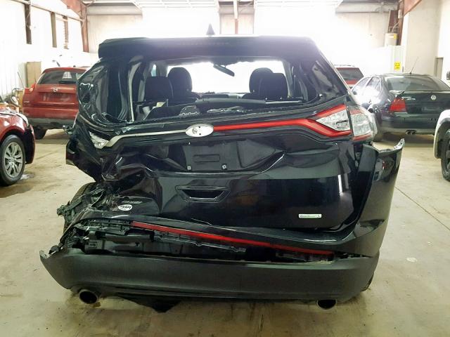 2FMPK3G99JBB07509 - 2018 FORD EDGE SE BLACK photo 9