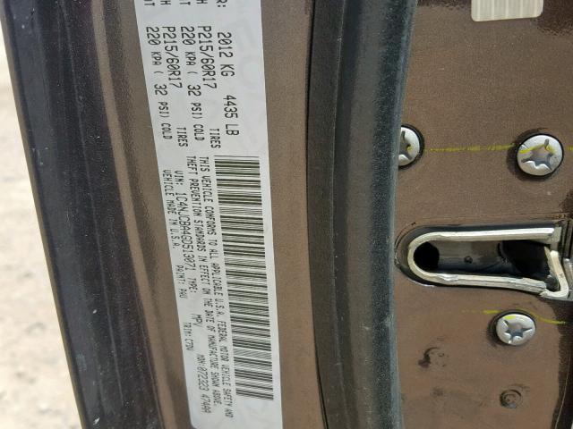 1C4NJCBA4GD513071 - 2016 JEEP COMPASS SP 石墨色 照片 10