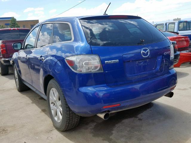 JM3ER293880175765 - 2008 MAZDA CX-7 BLUE photo 3