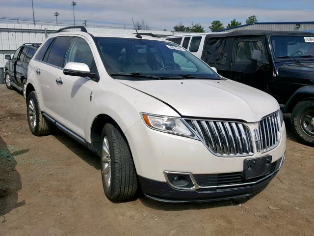 2LMDJ8JK6DBL15161 - 2013 LINCOLN MKX WHITE photo 1