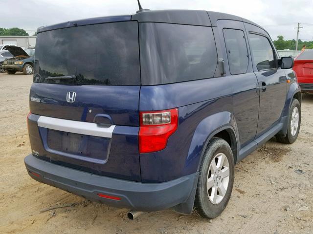 5J6YH1H75AL005000 - 2010 HONDA ELEMENT EX BLUE photo 4