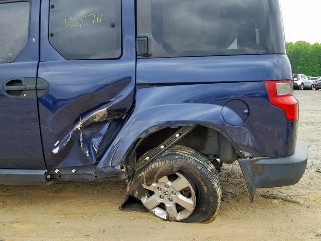 5J6YH1H75AL005000 - 2010 HONDA ELEMENT EX BLUE photo 9