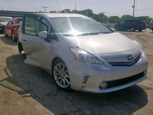 JTDZN3EU4D3187074 - 2013 TOYOTA PRIUS V SILVER photo 1