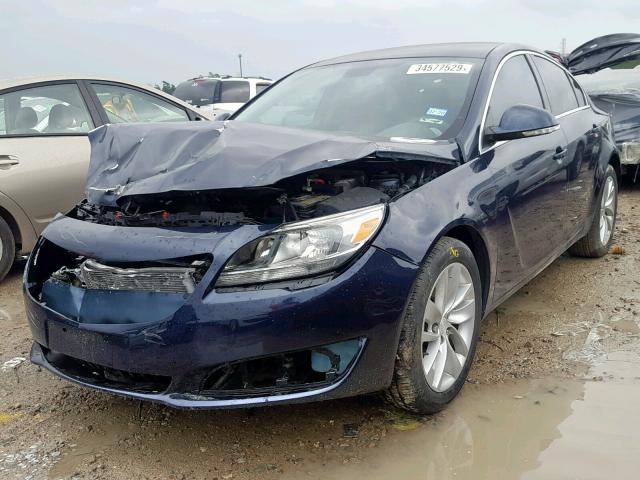 2G4G25EK4G9199453 - 2016 BUICK REGAL 1SV BLUE photo 2