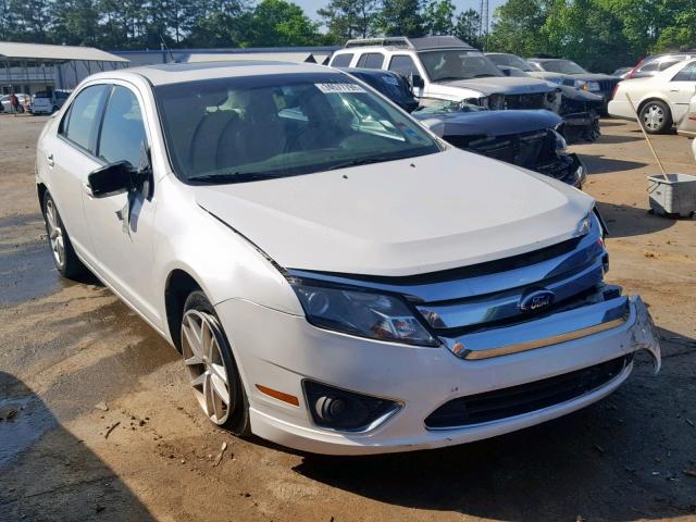 3FAHP0JA3CR121637 - 2012 FORD FUSION SEL WHITE photo 1