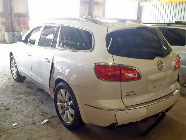 5GAKVCKD0GJ245964 - 2016 BUICK ENCLAVE WHITE photo 3