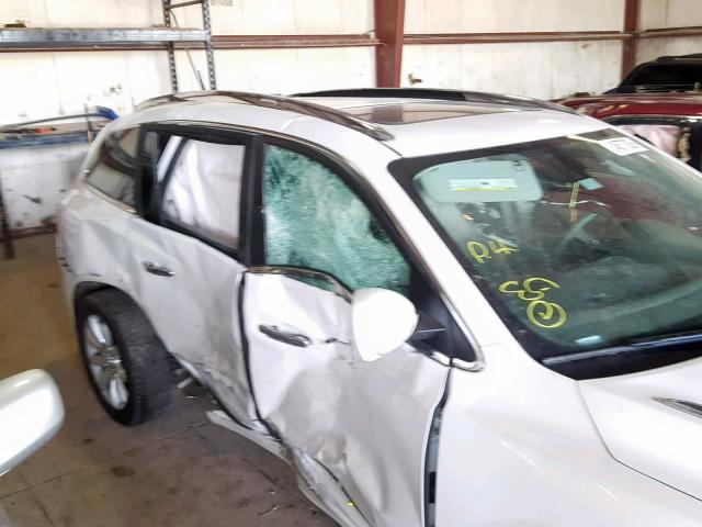 5GAKVCKD0GJ245964 - 2016 BUICK ENCLAVE WHITE photo 9