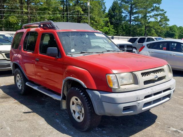 5N1ED28T6YC561877 - 2000 NISSAN XTERRA XE RED photo 1