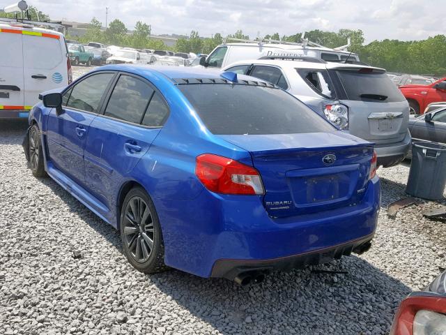 JF1VA1D69F9830378 - 2015 SUBARU WRX PREMIU BLUE photo 3