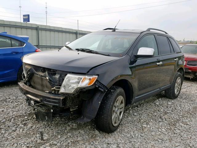 2FMDK3GC3ABA65255 - 2010 FORD EDGE SE BLACK photo 2