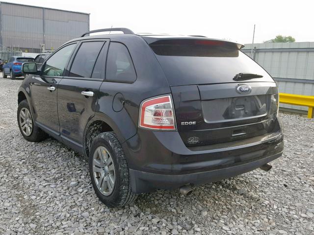 2FMDK3GC3ABA65255 - 2010 FORD EDGE SE BLACK photo 3