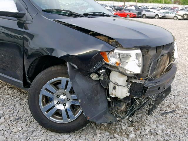 2FMDK3GC3ABA65255 - 2010 FORD EDGE SE BLACK photo 9