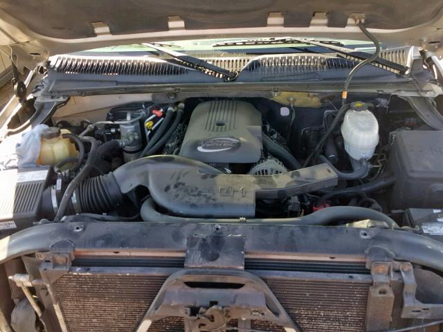 1GKEK13T75J188274 - 2005 GMC YUKON GRAY photo 7