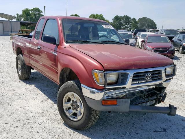 4TAWN72N5VZ279926 - 1997 TOYOTA TACOMA XTR RED photo 1