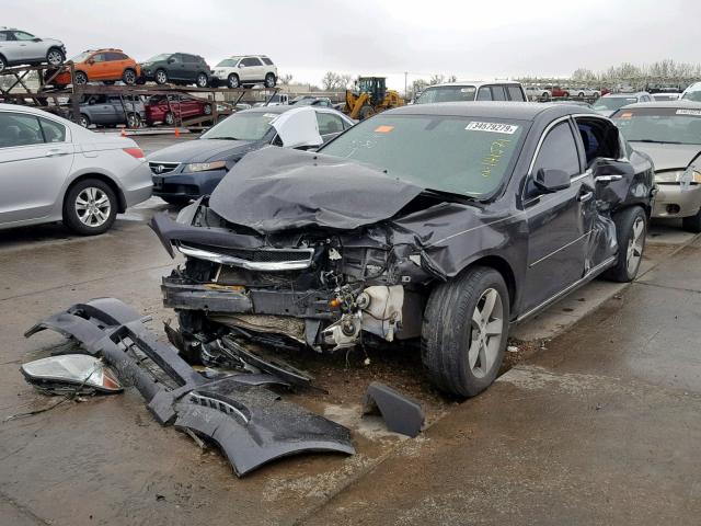 1G1ZC5E08CF369624 - 2012 CHEVROLET MALIBU 1LT GRAY photo 2
