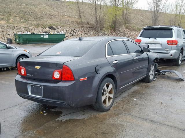 1G1ZC5E08CF369624 - 2012 CHEVROLET MALIBU 1LT GRAY photo 4