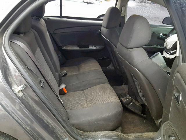 1G1ZC5E08CF369624 - 2012 CHEVROLET MALIBU 1LT GRAY photo 6