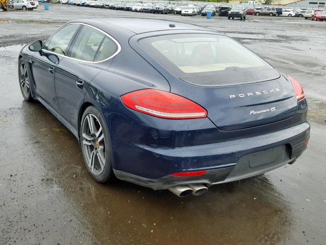 WP0AB2A76GL050657 - 2016 PORSCHE PANAMERA S BLUE photo 3