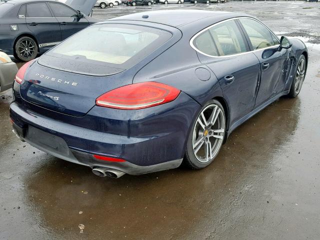 WP0AB2A76GL050657 - 2016 PORSCHE PANAMERA S BLUE photo 4