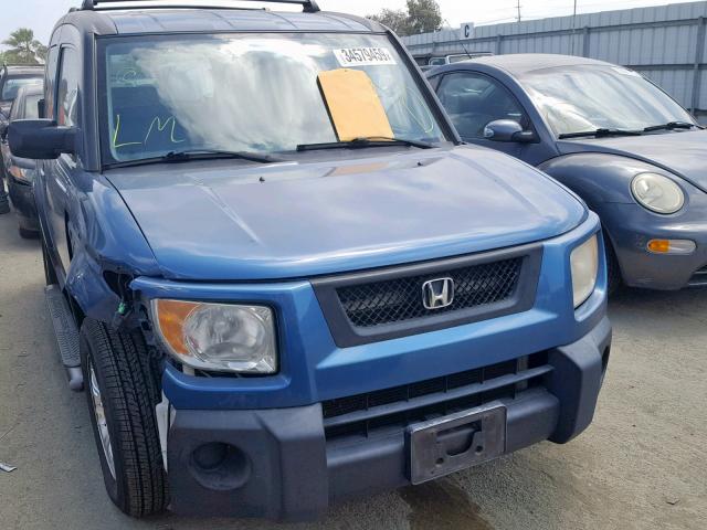 5J6YH28706L020288 - 2006 HONDA ELEMENT EX BLUE photo 1