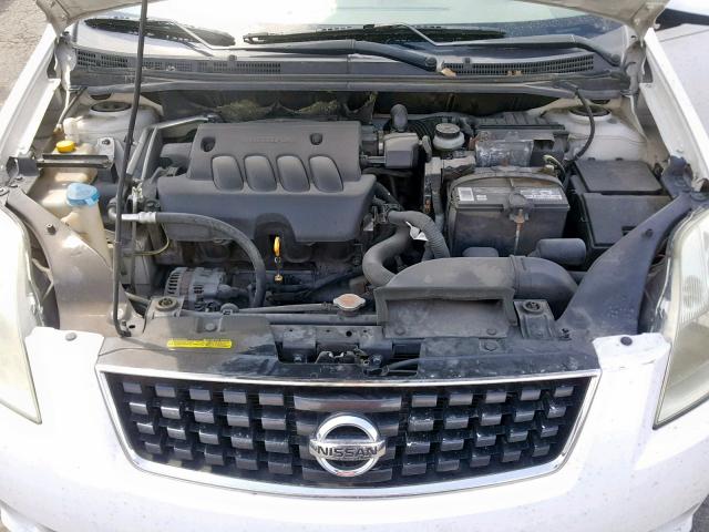 3N1AB61E79L659823 - 2009 NISSAN SENTRA 2.0 WHITE photo 7