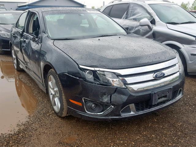 3FAHP0KC6AR181053 - 2010 FORD FUSION SPO BLACK photo 1