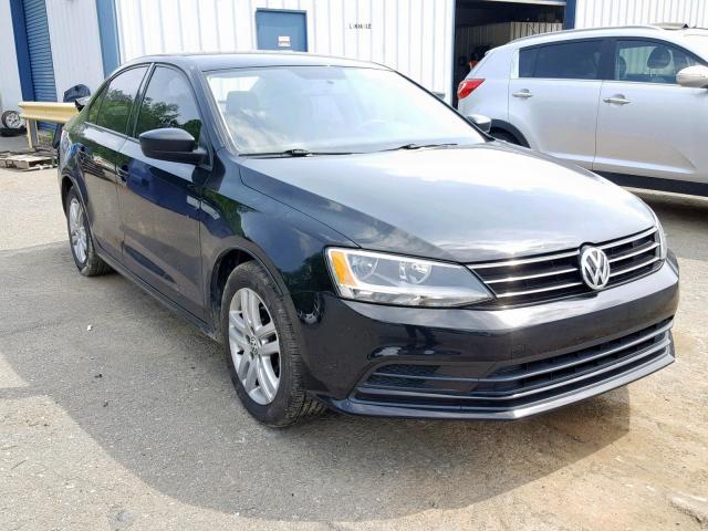 3VW2K7AJ3FM214129 - 2015 VOLKSWAGEN JETTA BASE BLACK photo 1