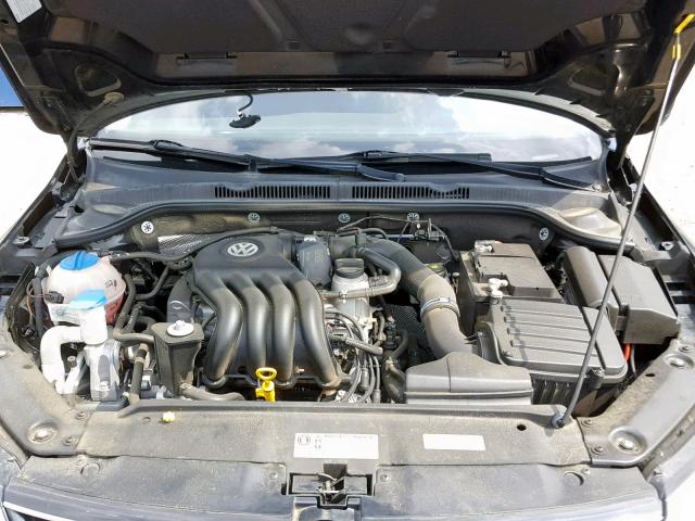 3VW2K7AJ3FM214129 - 2015 VOLKSWAGEN JETTA BASE BLACK photo 7