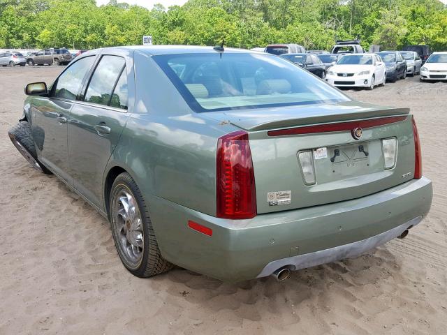 1G6DC67A550221646 - 2005 CADILLAC STS GREEN photo 3