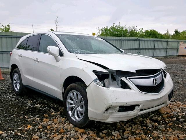 5J8TB3H55JL012929 - 2018 ACURA RDX TECHNO WHITE photo 1