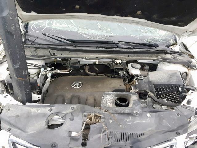 5J8TB3H55JL012929 - 2018 ACURA RDX TECHNO WHITE photo 7