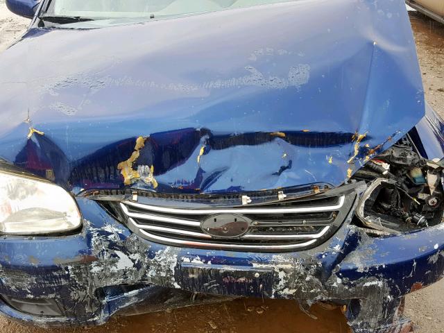 KNAFE122685516746 - 2008 KIA SPECTRA EX BLUE photo 7