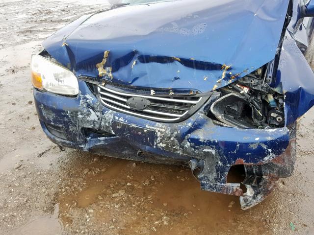 KNAFE122685516746 - 2008 KIA SPECTRA EX BLUE photo 9