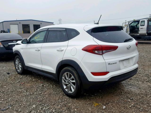 KM8J23A43HU502647 - 2017 HYUNDAI TUCSON SE WHITE photo 3