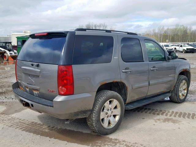 1GKFK13017J108075 - 2007 GMC YUKON GRAY photo 4