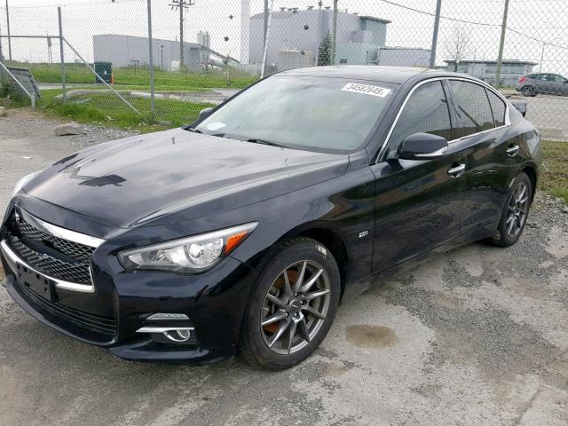 JN1CV7AR5GM250067 - 2016 INFINITI Q50 BASE BLACK photo 2