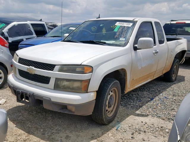 1GCCS19E898134930 - 2009 CHEVROLET COLORADO WHITE photo 2