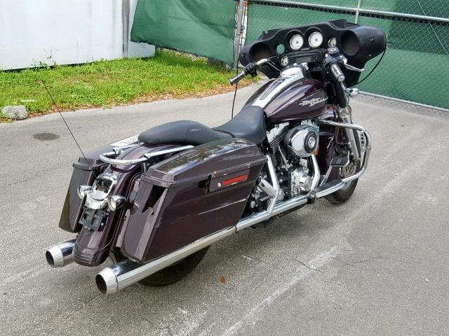 1HD1KBW196Y684968 - 2006 HARLEY-DAVIDSON FLHXI MAROON photo 4