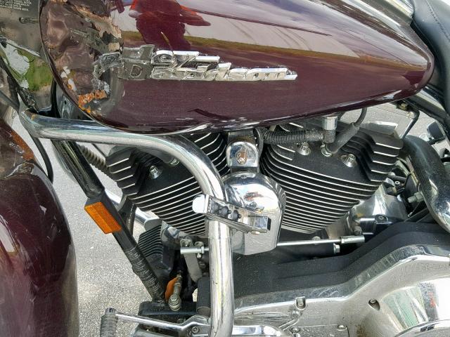 1HD1KBW196Y684968 - 2006 HARLEY-DAVIDSON FLHXI MAROON photo 7