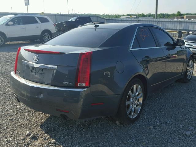 1G6DJ577480206807 - 2008 CADILLAC CTS GRAY photo 4