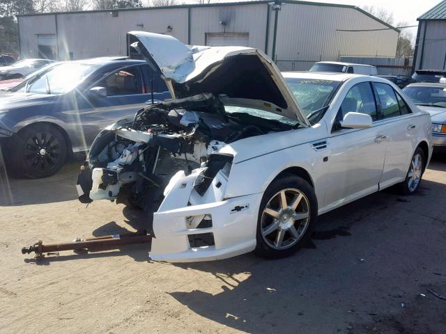 1G6DD67V780173555 - 2008 CADILLAC STS WHITE photo 2