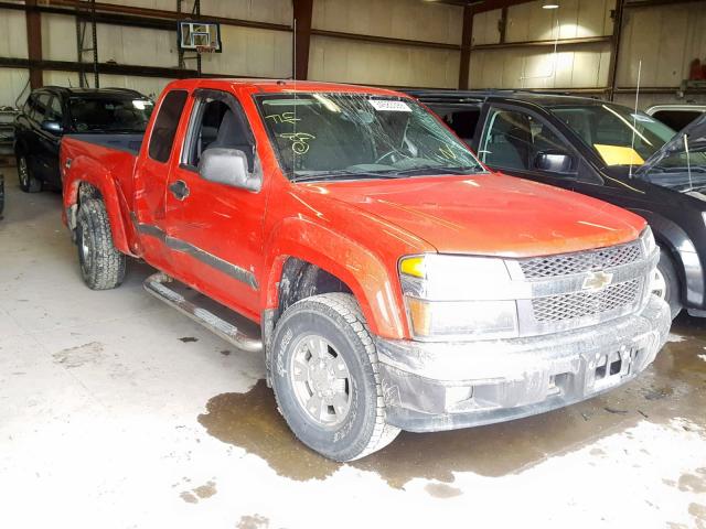 1GCDT19EX78141795 - 2007 CHEVROLET COLORADO RED photo 1