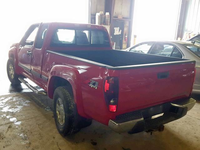 1GCDT19EX78141795 - 2007 CHEVROLET COLORADO RED photo 3