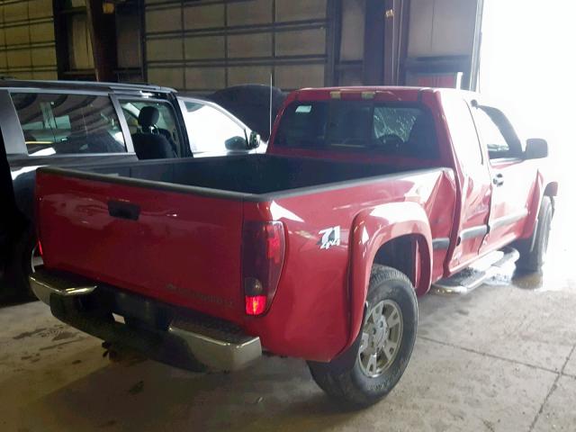 1GCDT19EX78141795 - 2007 CHEVROLET COLORADO RED photo 4