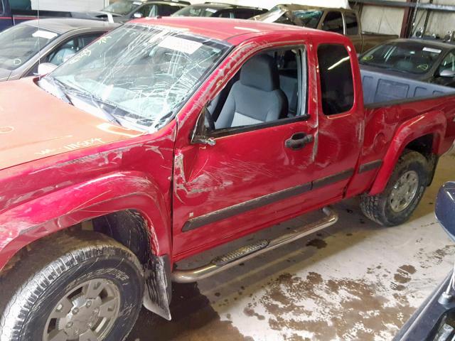 1GCDT19EX78141795 - 2007 CHEVROLET COLORADO RED photo 9