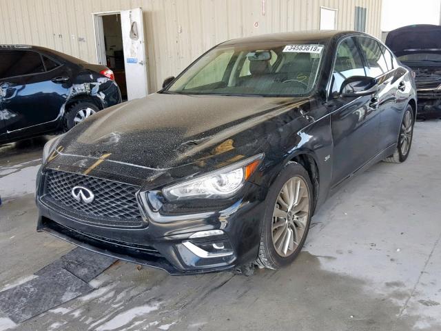 JN1EV7AP4JM360333 - 2018 INFINITI Q50 LUXE BLACK photo 2